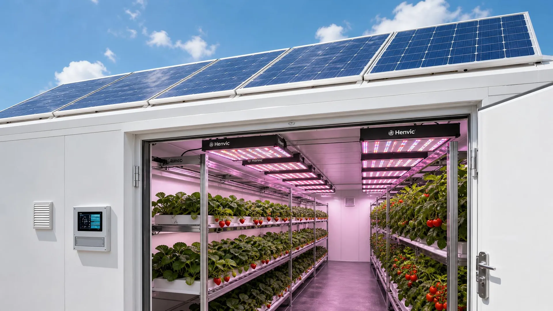 Henvic Solar Grow Light for Smart Fruit & Vegetable Pod